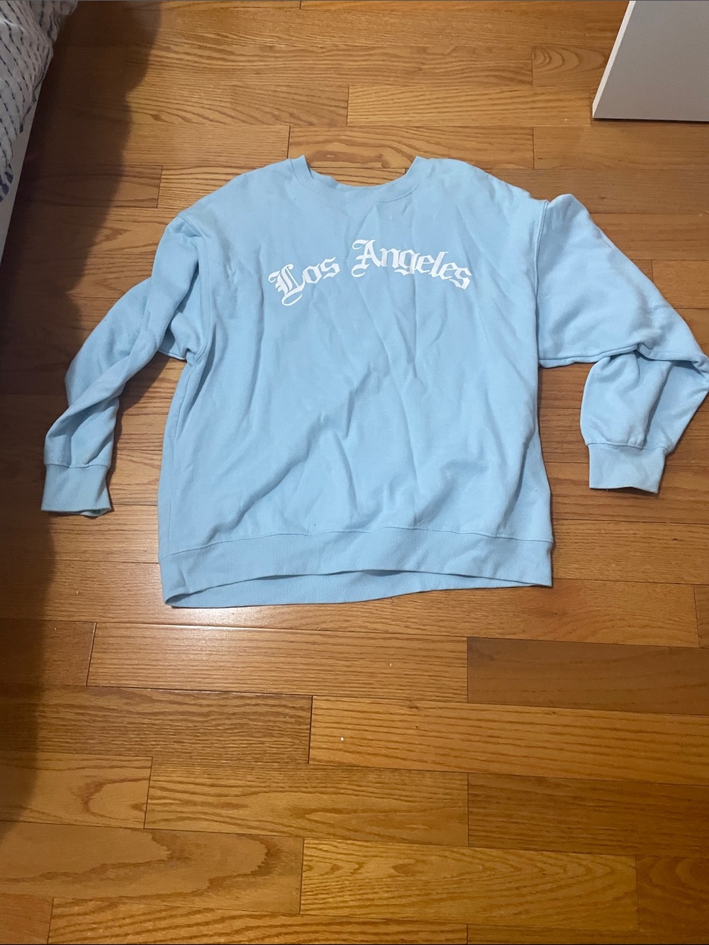 Los Angeles Graphic Crewneck Sweater - Light Blue